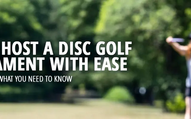 How to host disc golf tournaments