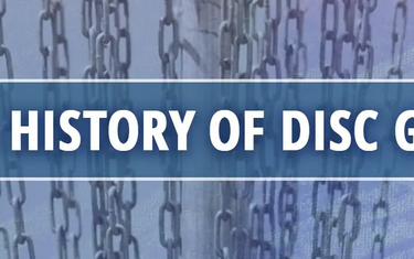 disc golf history blog banner.