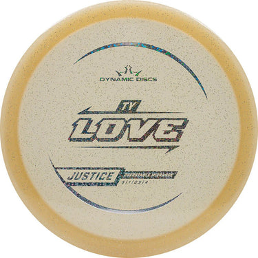 Dynamic Discs Lucid Gold Metal Flake Justice - Ty Love (TS25) - Disc Golf Deals USA