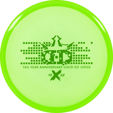 Dynamic Discs Lucid - Ice Judge 10 Year Anniversary Stamp - Disc Golf Deals USA