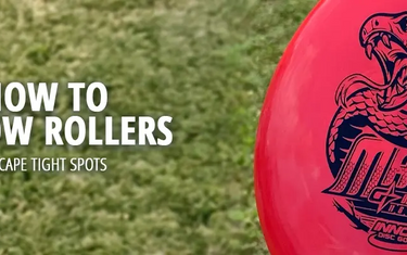 How to throw rollers in disc golf