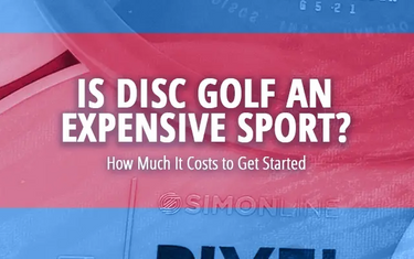 Is disc golf expensive blog banner.