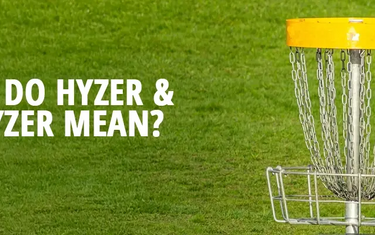 What do hyzer and anhyzer mean?