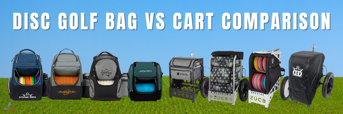 Disc Golf Bag vs Cart Comparison