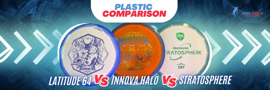 Discmania Stratosphere vs. Latitude 64 Gold vs. Innova Halo Comparison - Disc Golf Deals USA