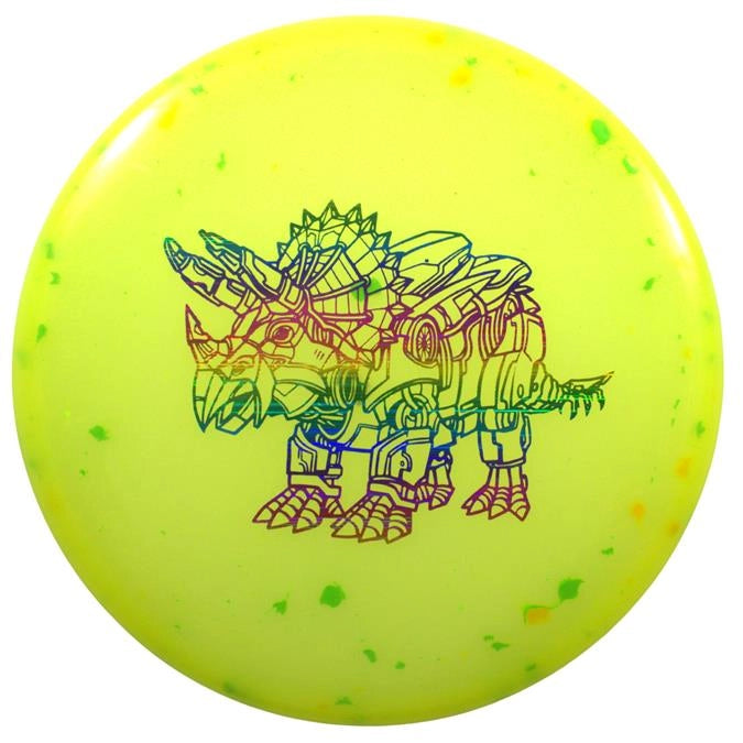 Dino Discs Egg Shell Glow Triceratops