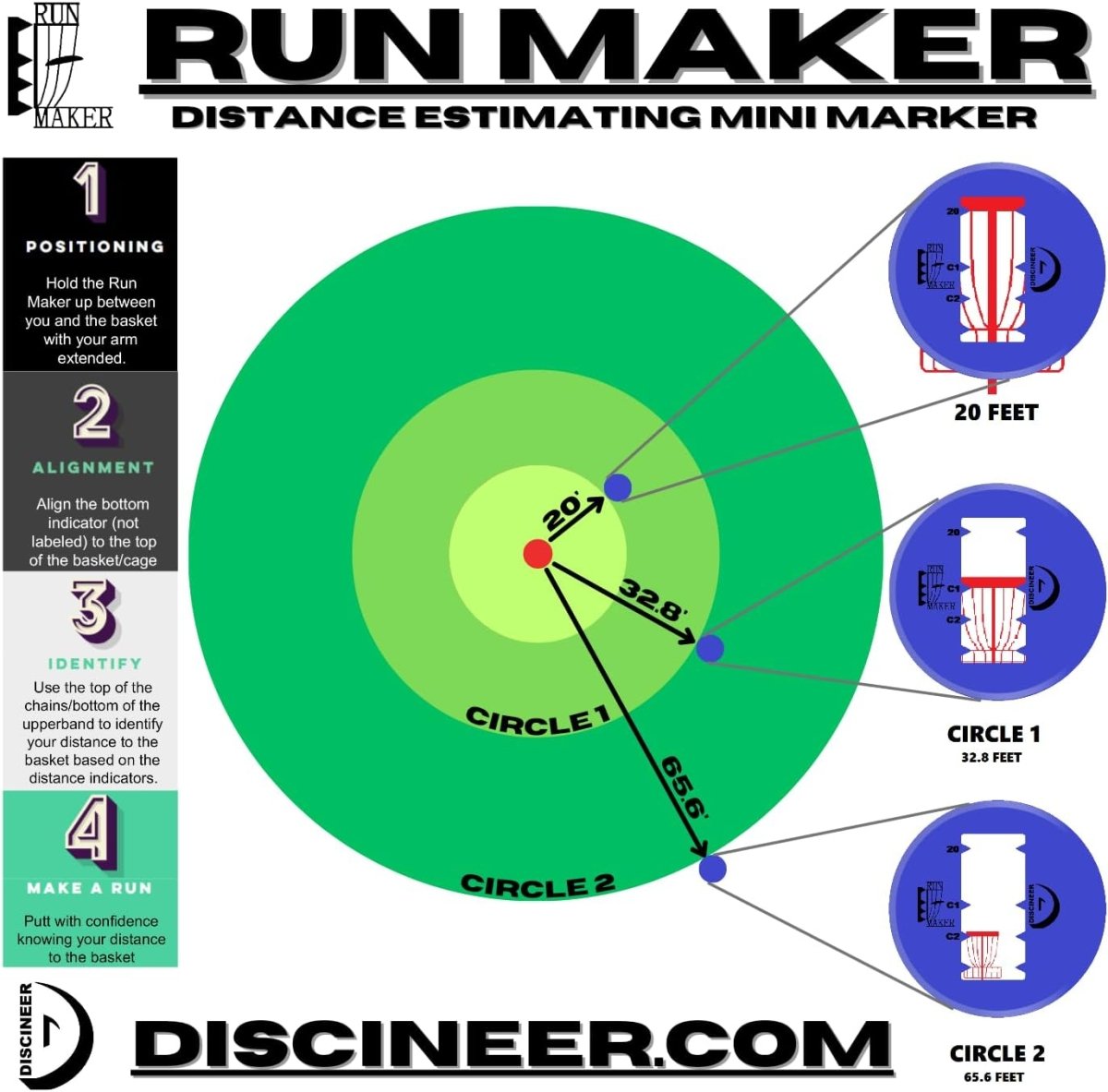 Discineer Run Maker – Disc Golf Deals USA
