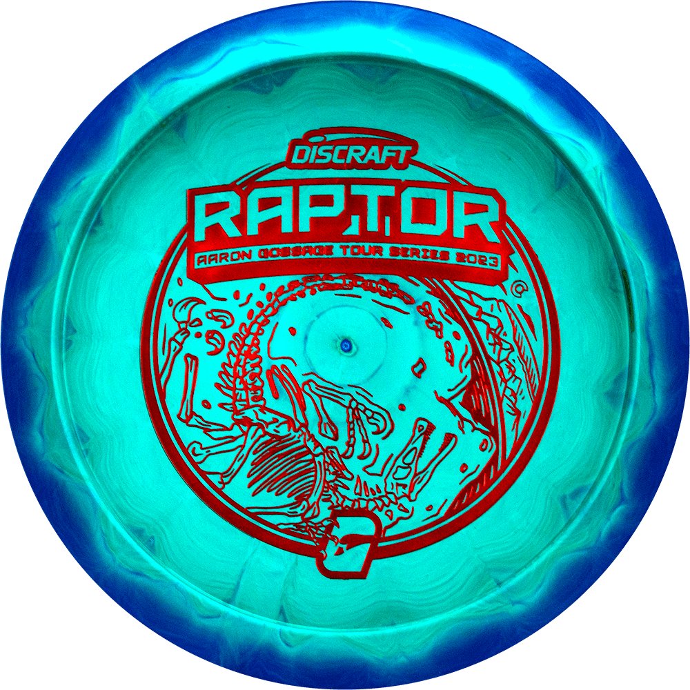 Discraft Aaron Gossage ESP Swirl Raptor - 2023 Tour Series – Disc Golf ...