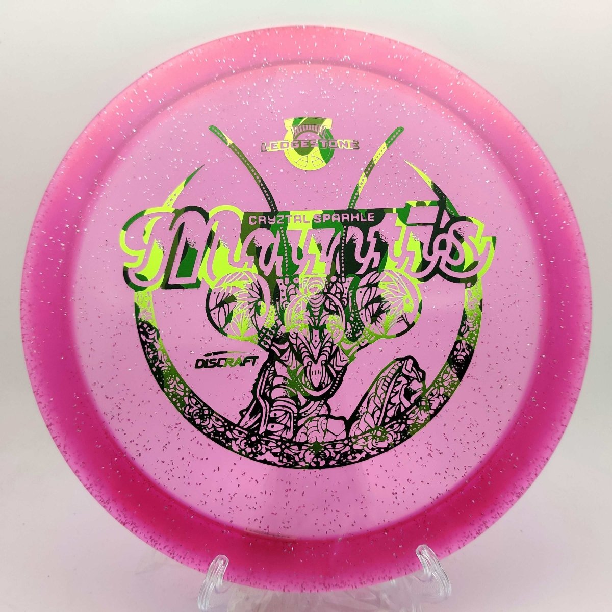 Discraft CryZtal Sparkle Mantis - Ledgestone 2022 - Disc Golf Deals USA