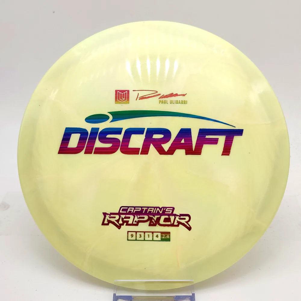Discraft Paul Ulibarri Special Edition ESP Captain's Raptor 2022 (Drop 2) - Disc Golf Deals USA