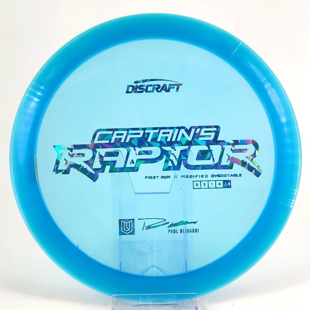 Discraft Paul Ulibarri Special Z First Run Captain's Raptor - Disc Golf Deals USA