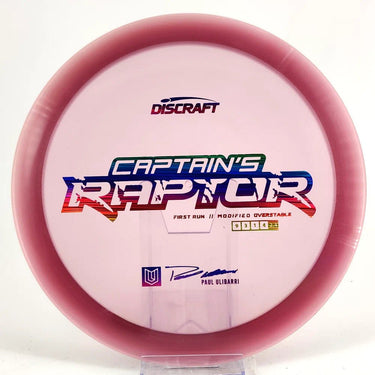 Discraft Paul Ulibarri Special Z First Run Captain's Raptor - Disc Golf Deals USA