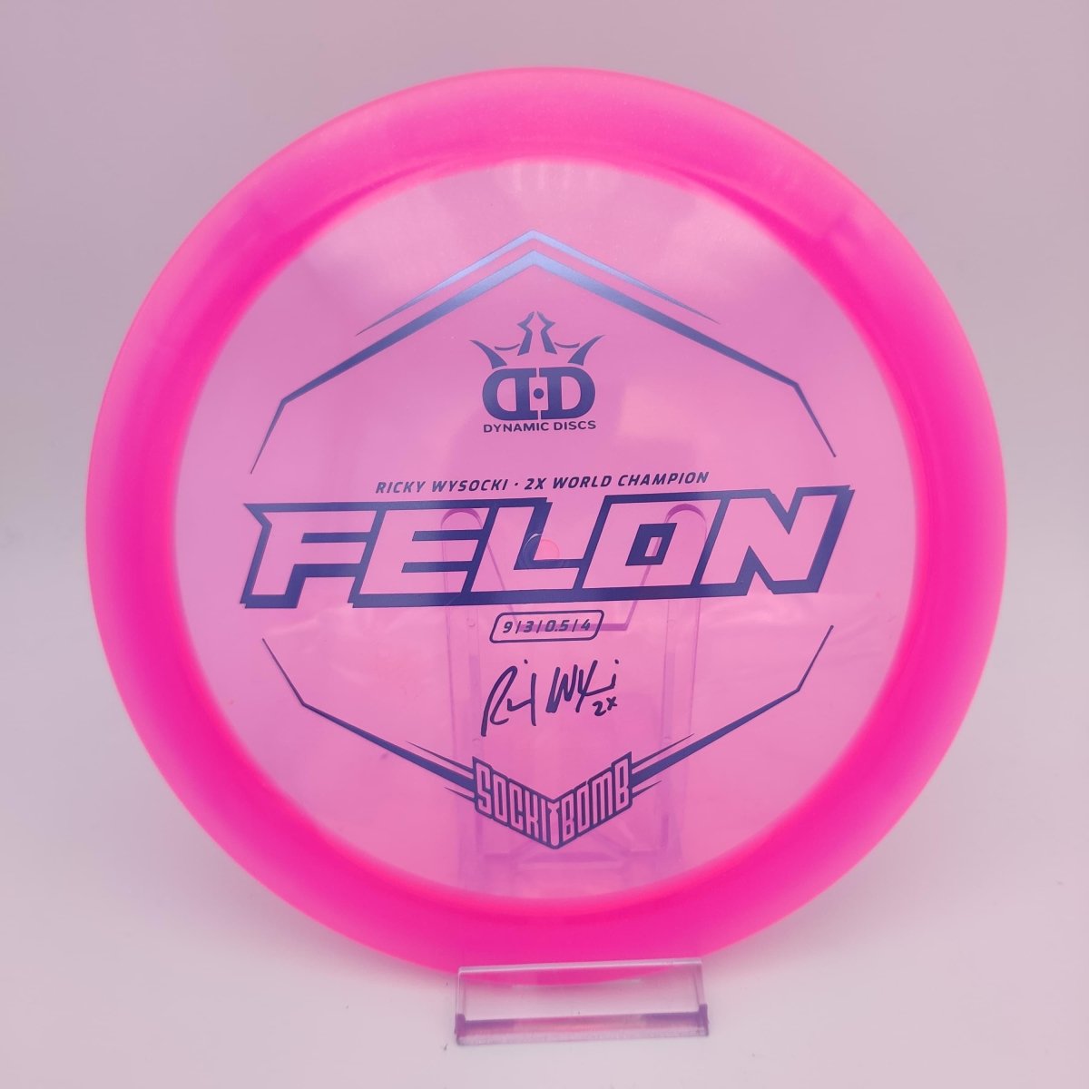 Dynamic Discs Ricky Wysocki Lucid Ice Glimmer Felon - Disc Golf Deals USA