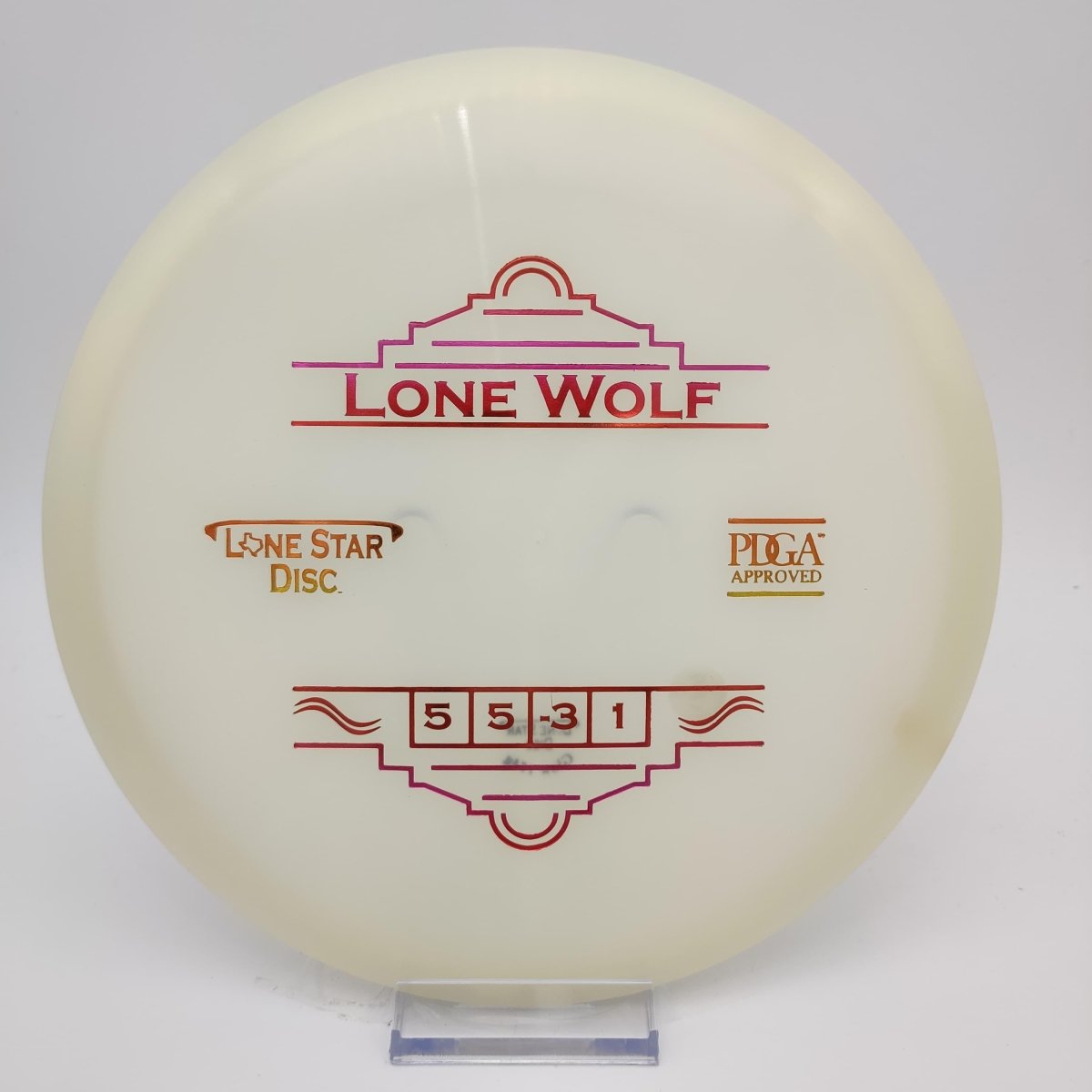 Lone Star Disc Bravo Glow Lone Wolf - Disc Golf Deals USA