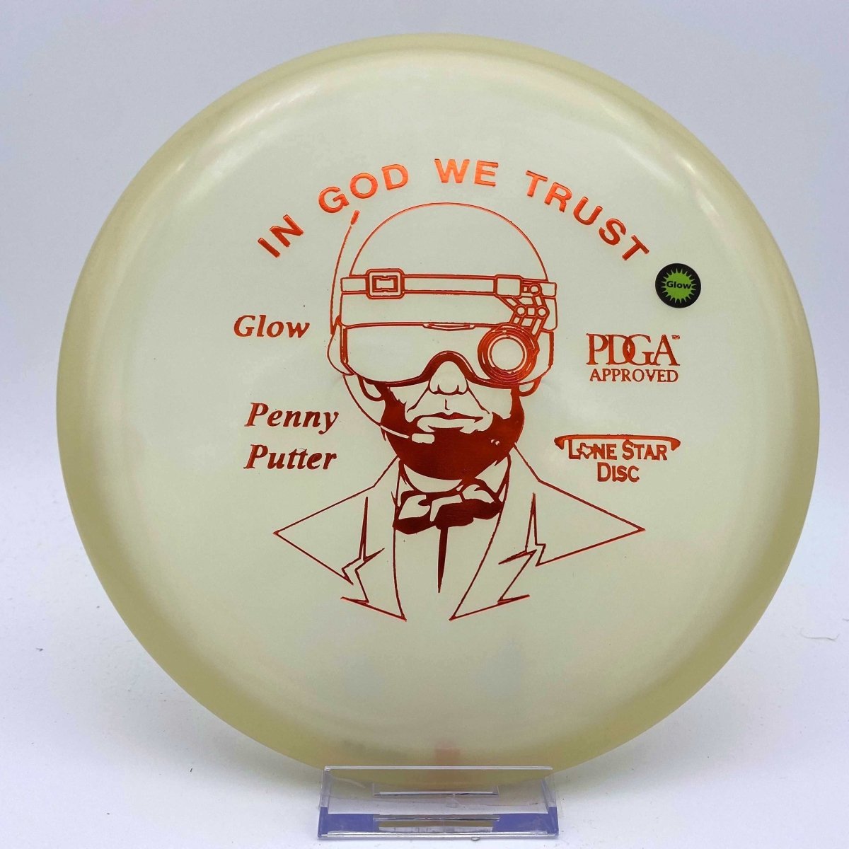 Lone Star Disc Bravo Glow Penny Putter - Disc Golf Deals USA