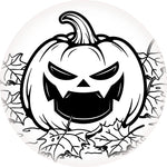 Dynamic Discs Coloring Book Series - Sharp Gaze Pumpkin