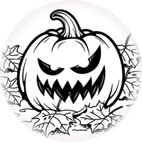 Dynamic Discs Coloring Book Series - Fanged Grin Pumpkin