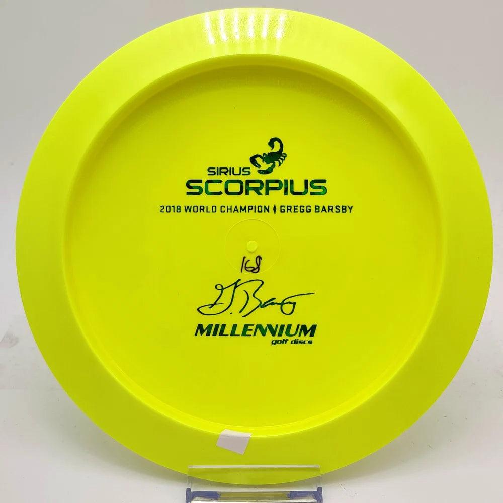 Millennium Sirius Bottom Stamp Scorpius - Gregg Barsby Signature Edition - Disc Golf Deals USA