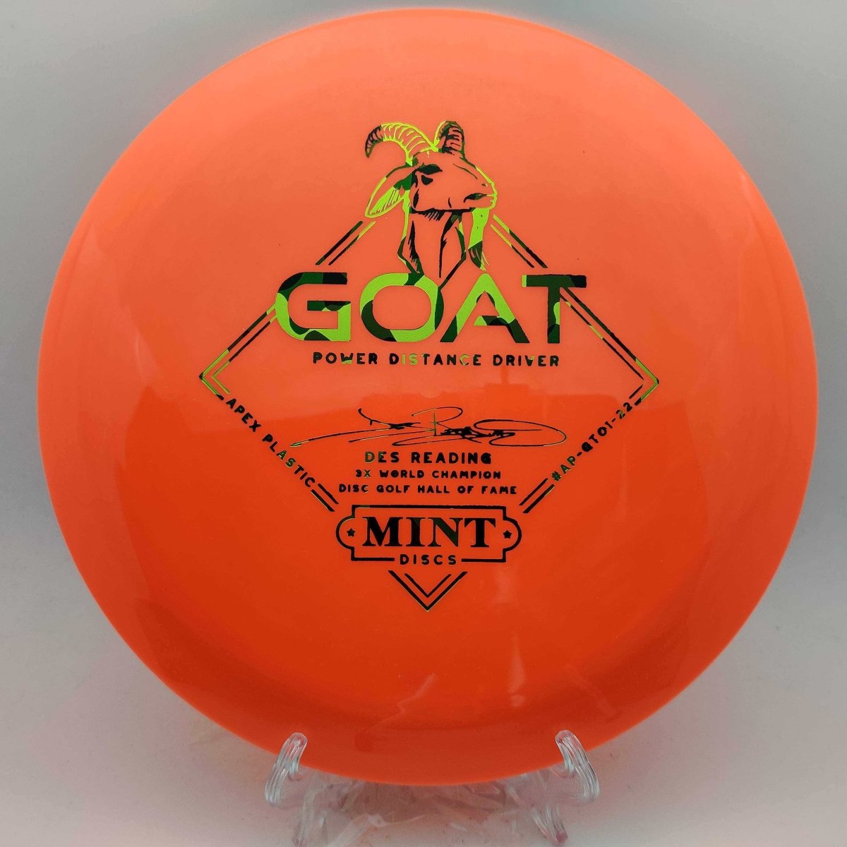 Mint Discs Apex Goat (Des Reading Signature) - Disc Golf Deals USA