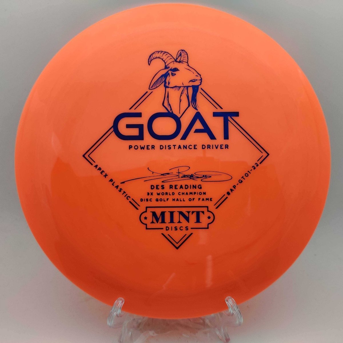 Mint Discs Apex Goat (Des Reading Signature) - Disc Golf Deals USA