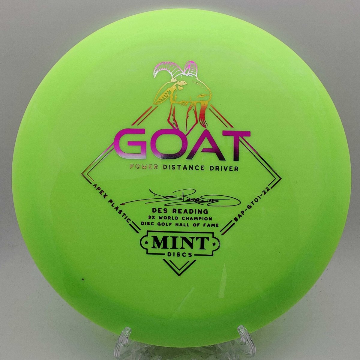 Mint Discs Apex Goat (Des Reading Signature) - Disc Golf Deals USA