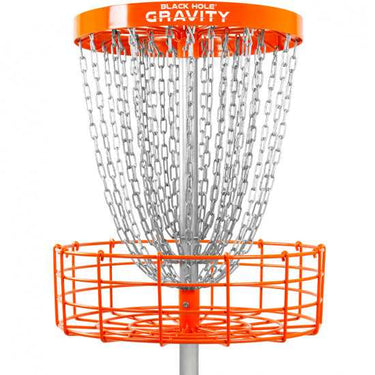 MVP Black Hole Gravity Disc Golf Basket (Permanent Version 2) - Disc Golf Deals USA