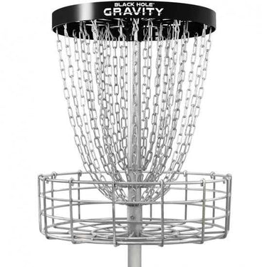 MVP Black Hole Gravity Disc Golf Basket (Permanent Version 2) - Disc Golf Deals USA