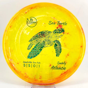 Ocean Discs Swirly Atlantic Sea Turtle - Disc Golf Deals USA