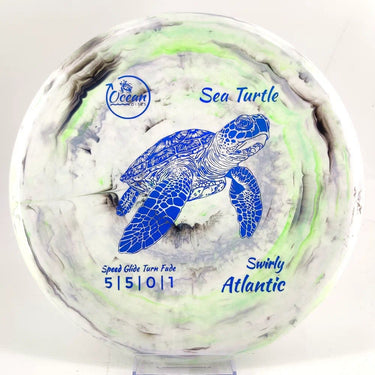 Ocean Discs Swirly Atlantic Sea Turtle - Disc Golf Deals USA