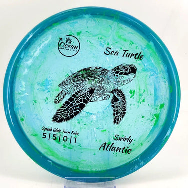 Ocean Discs Swirly Atlantic Sea Turtle - Disc Golf Deals USA