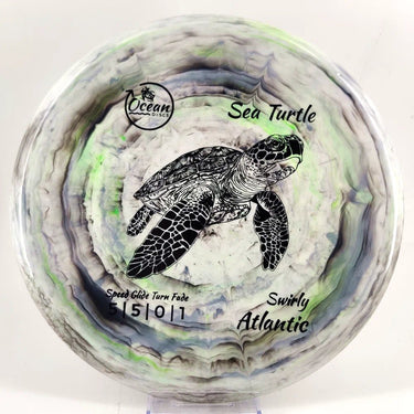 Ocean Discs Swirly Atlantic Sea Turtle - Disc Golf Deals USA