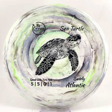 Ocean Discs Swirly Atlantic Sea Turtle - Disc Golf Deals USA