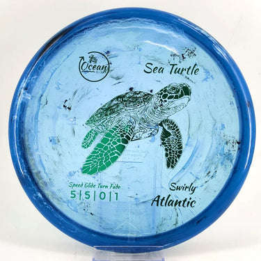 Ocean Discs Swirly Atlantic Sea Turtle - Disc Golf Deals USA