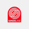 Simon Line Logo | Red