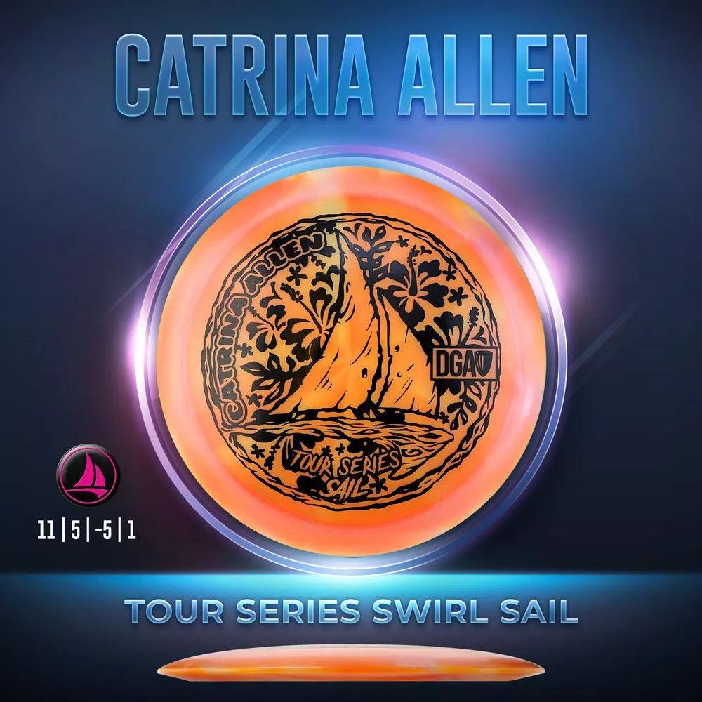 DGA Catrina Allen Tour Series Swirl Sail - Disc Golf Deals USA