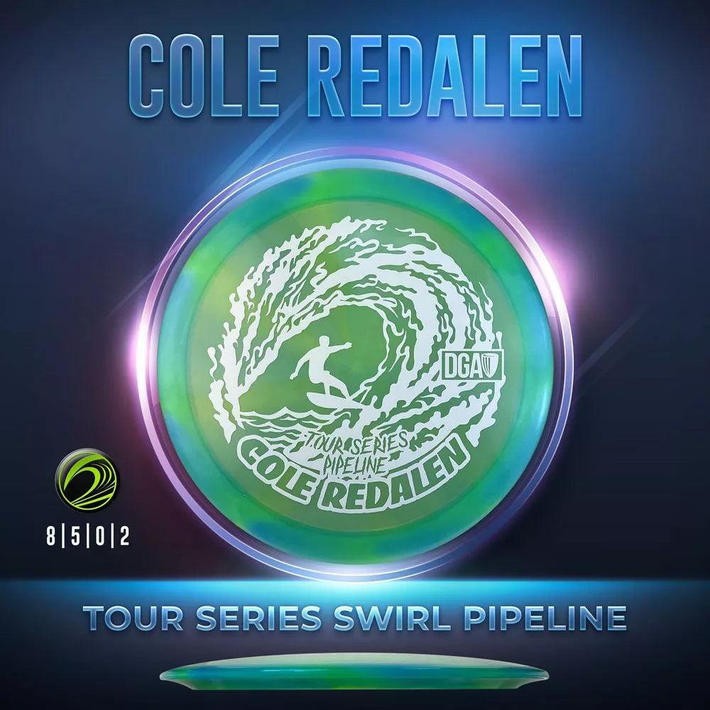 DGA Cole Redalen Tour Series Swirl Pipeline - Disc Golf Deals USA