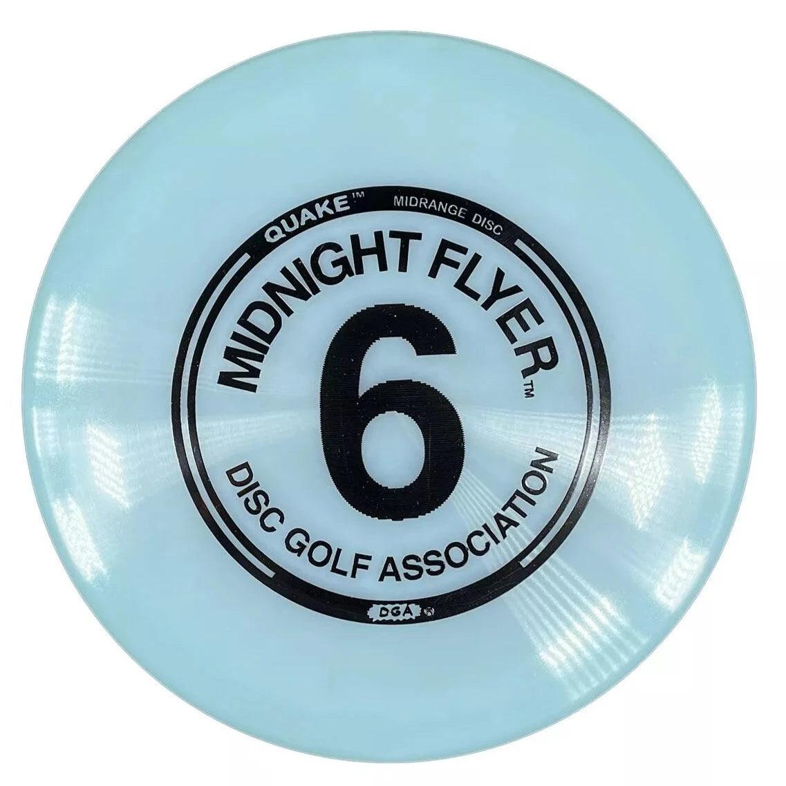 DGA Midnight Flier #6 Glow Quake - Disc Golf Deals USA