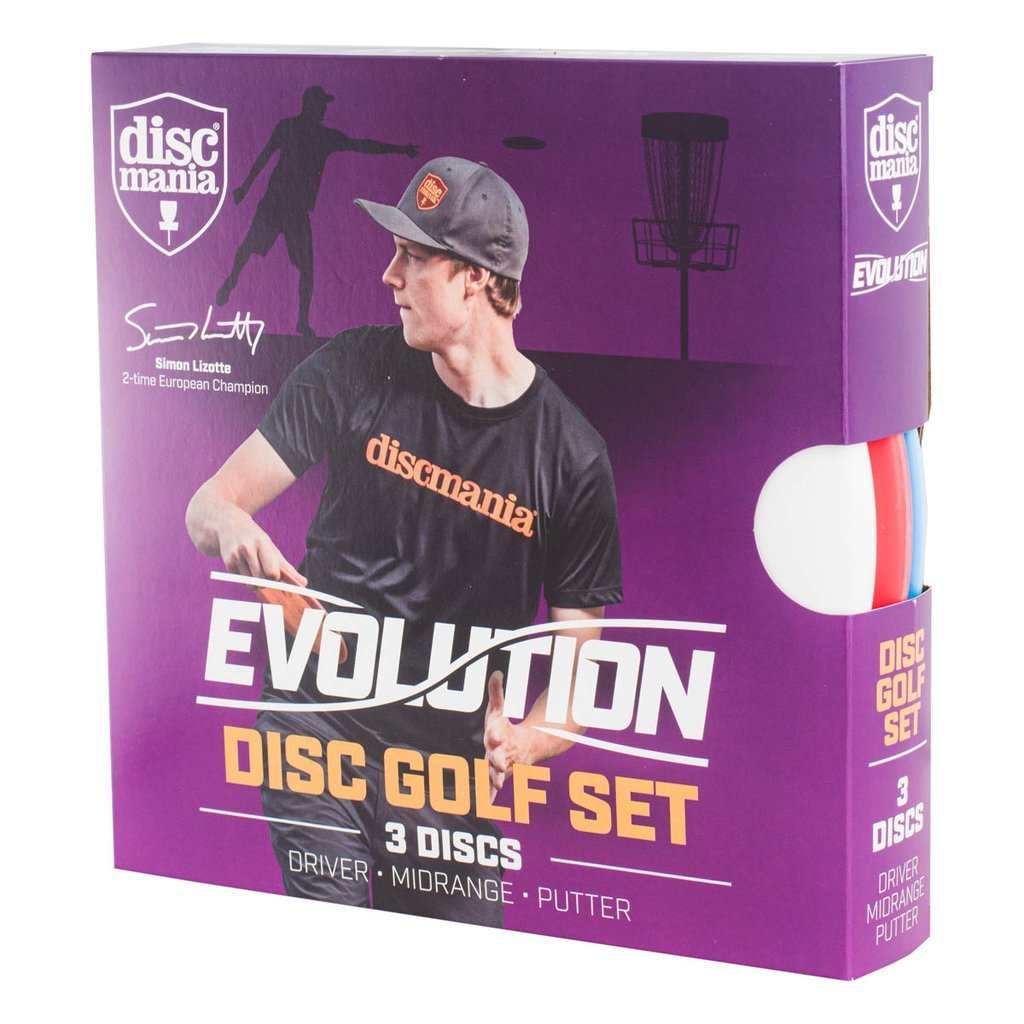 Discmania Evolution 3-Disc Starter Set - Disc Golf Deals USA