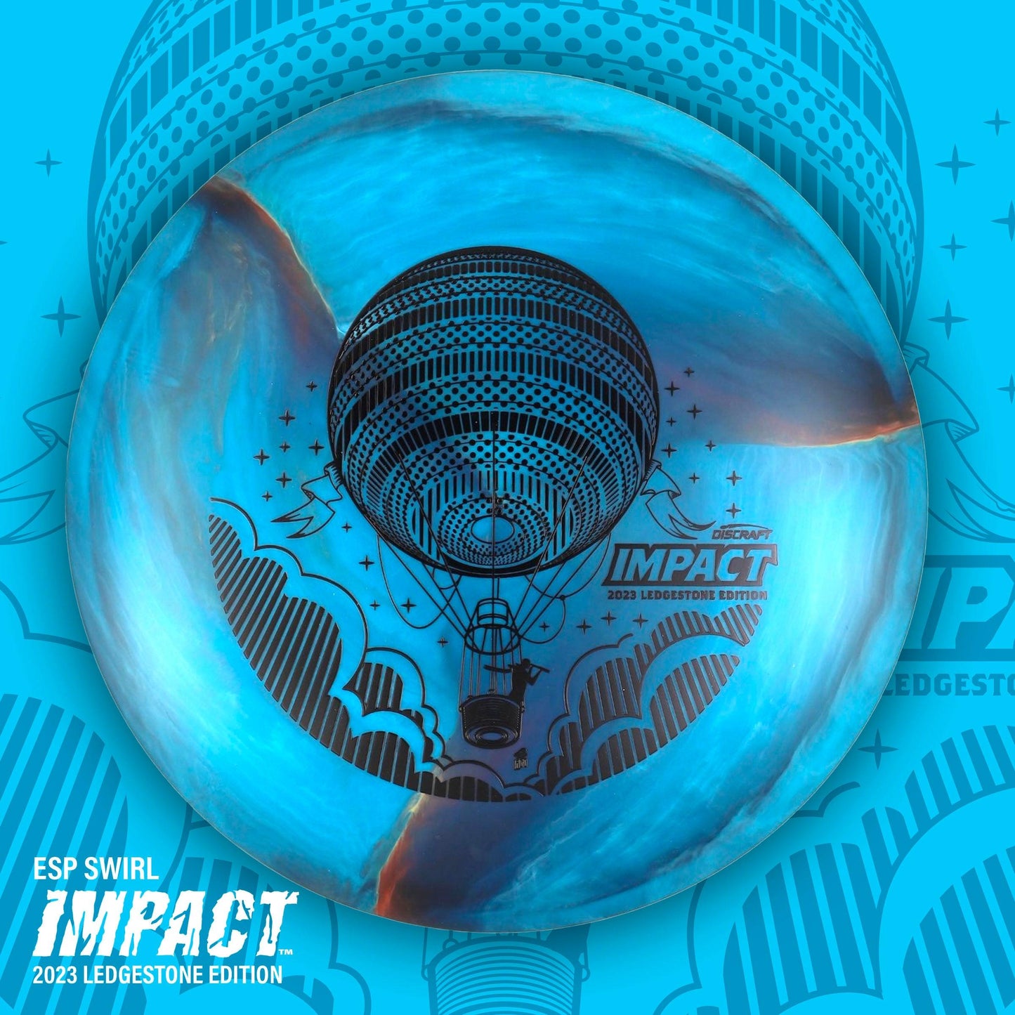 Discraft ESP Swirl Impact - Ledgestone 2023 - Disc Golf Deals USA