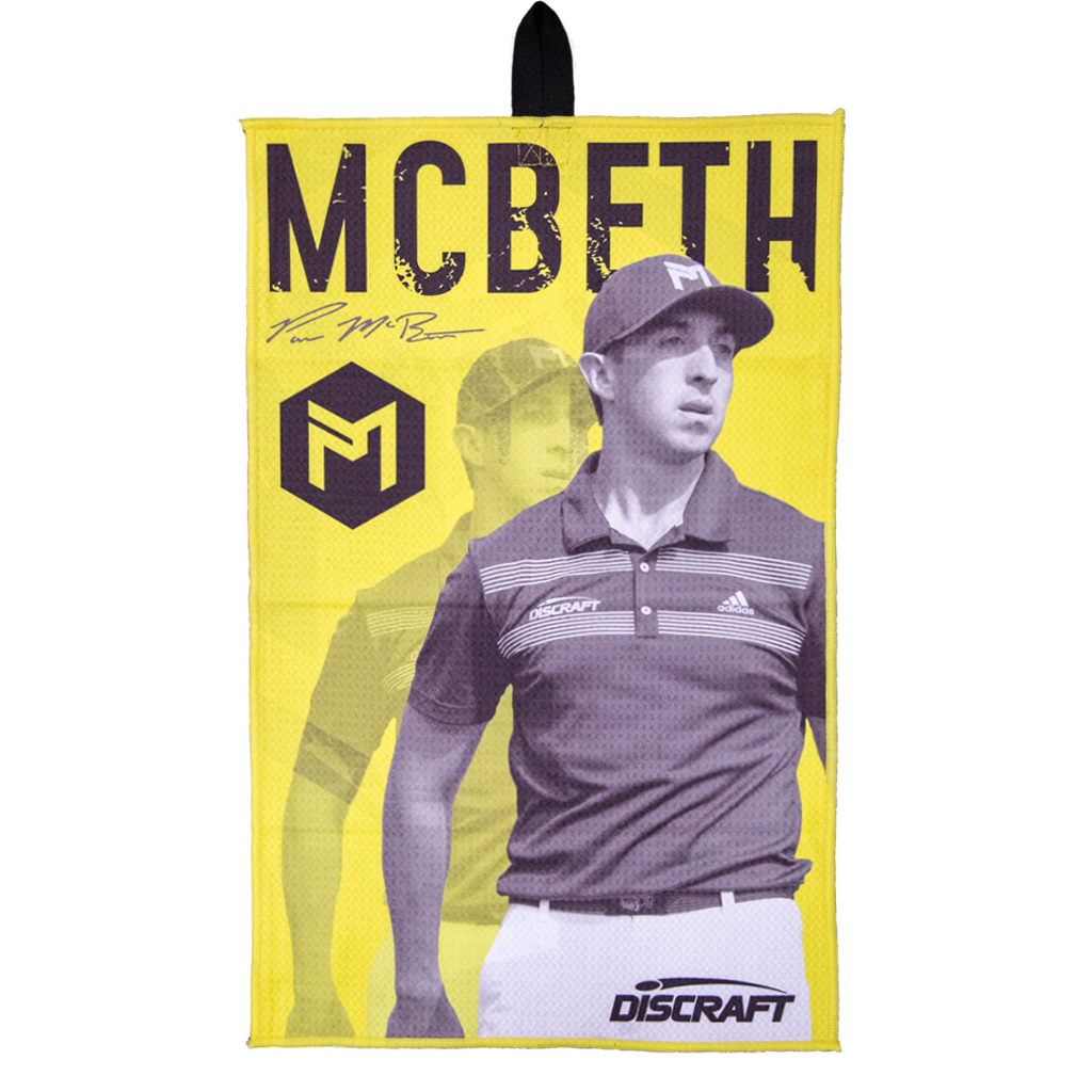 Discraft Paul McBeth Microfiber Disc Golf Towel - Disc Golf Deals USA