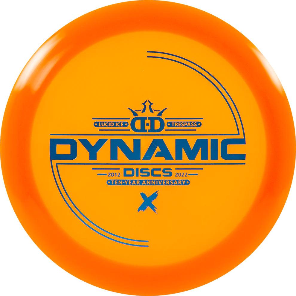 Dynamic Discs Lucid-Ice Trespass 10 Year Anniversary Stamp - Disc Golf Deals USA