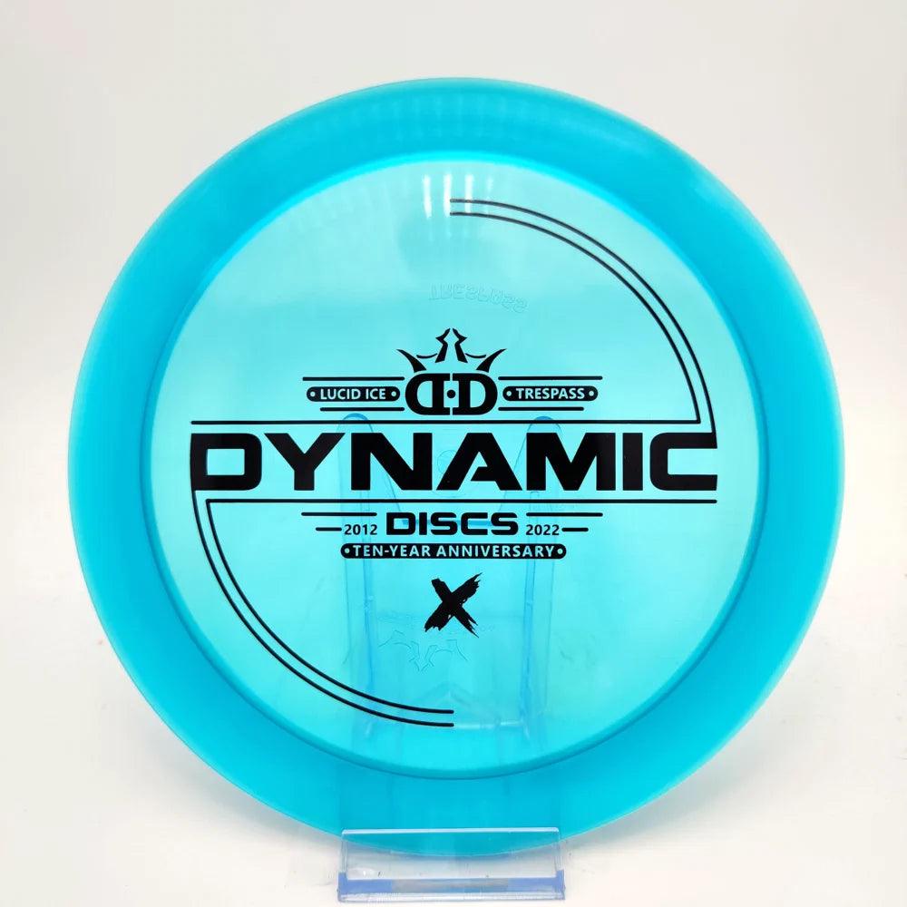 Dynamic Discs Lucid-Ice Trespass 10 Year Anniversary Stamp - Disc Golf Deals USA