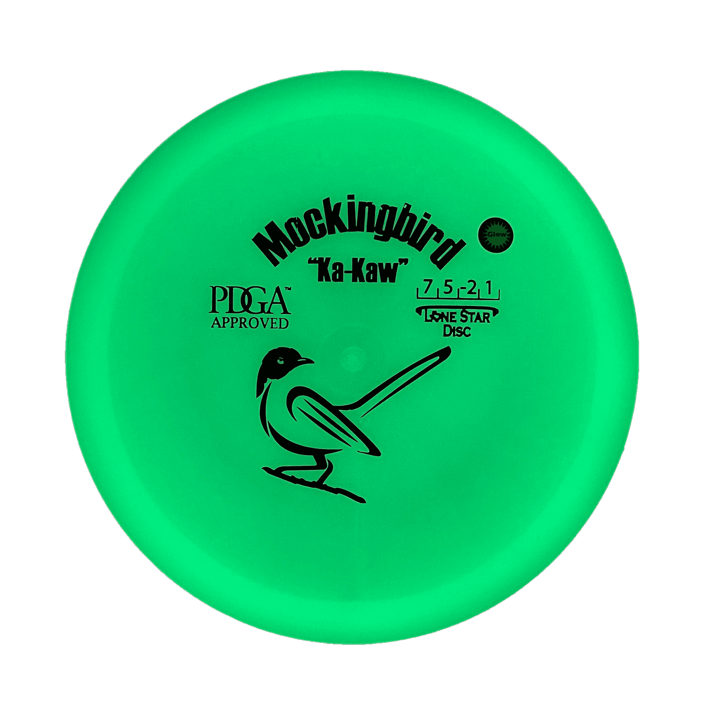 Lone Star Discs Glow Mockingbird "Ka-Kaw" - Disc Golf Deals USA