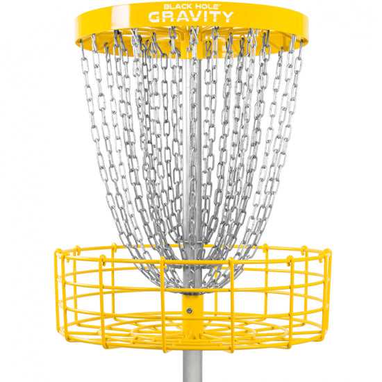 MVP Black Hole Gravity Disc Golf Basket (Permanent Version 2) - Disc Golf Deals USA