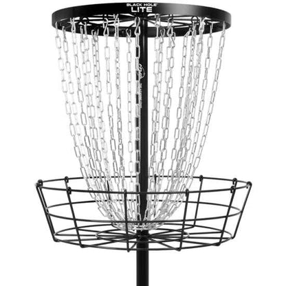 MVP Black Hole Lite Disc Golf Basket + Transit - Disc Golf Deals USA