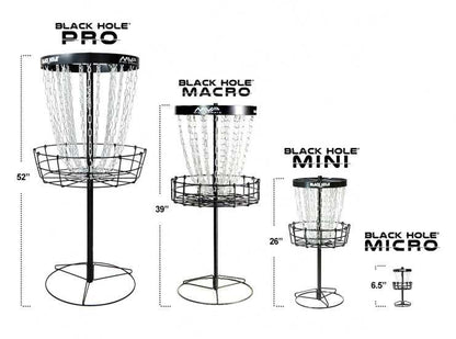 MVP Black Hole Mini Disc Golf Basket - Disc Golf Deals USA