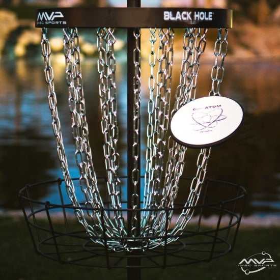 MVP Black Hole Pro Disc Golf Basket + Transit - Disc Golf Deals USA