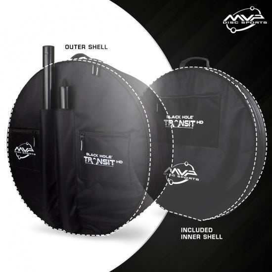 MVP Black Hole Transit HD Disc Golf Basket Case - Disc Golf Deals USA