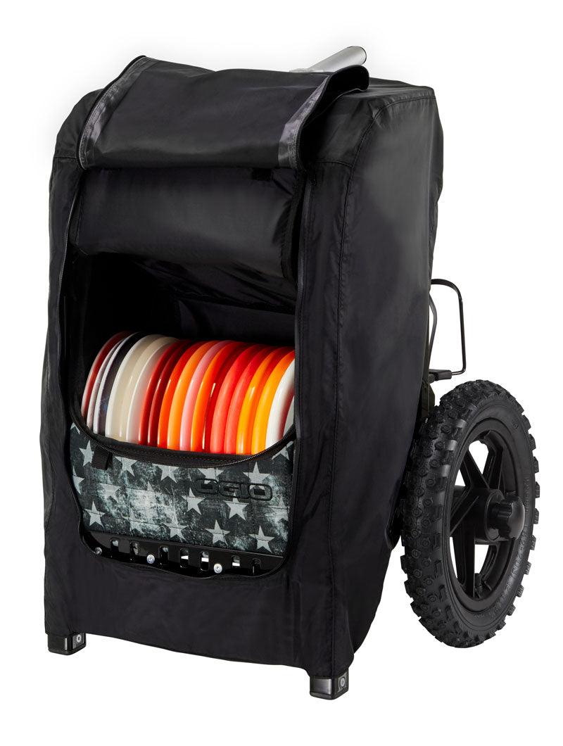 Zuca Disc Golf Backpack Cart Rain Fly (Black/Gray Logo) - Disc Golf Deals USA